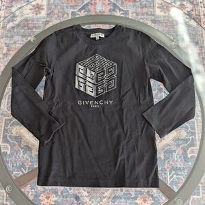 Givenchy Black Long Sleeve Shirt for Boys